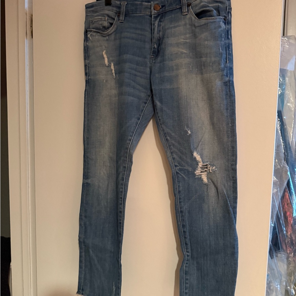 Blank NYC Stylish Blue Distressed Women's Jeans